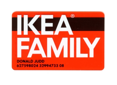 From Ikealism series, ''Ikea loyalty cards for great minimalists'' 2012